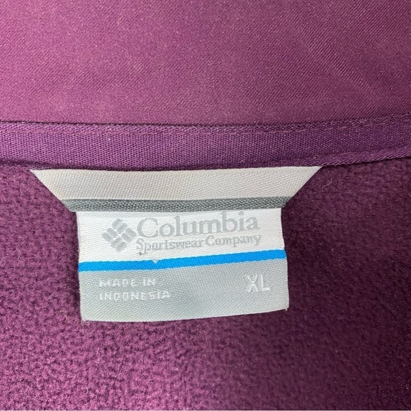 Columbia Kruser Ridge SoftShell Zip Up Winter Snow Jacket Coat Purple Size XL - Picture 3 of 6